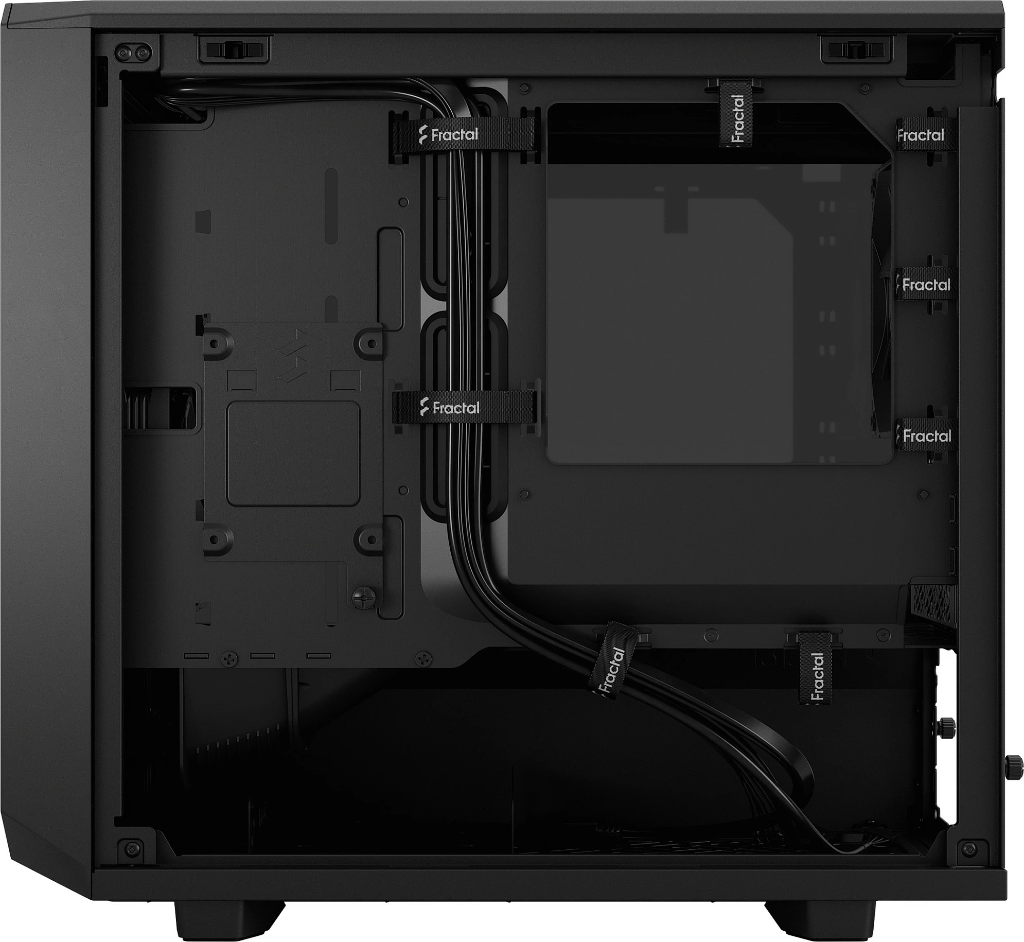 Kasë Fractal Design Meshify 2 Nano, Mini-Tower, Tempered Glass Dark Tint, e zezë