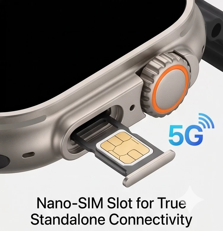Orë Inteligjente TK9 Ultra me SIM 4G/5G, GPS dhe Aplikacione - Youtube, Faceboo, TikTok, WiFi dhe Bluetooth/Tre modele rripash