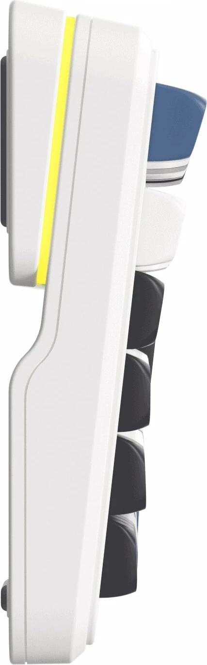 Tastierë mekanike MCHOSE K99-3A 98% (99 taste) Hyacinth Switch RGB tri-mode hot-swap 6000 mAh, bardhë me blu
