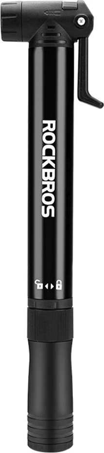 Pompë dore për biçikletë Rockbros 42320010001 me kaçavidë, e zezë