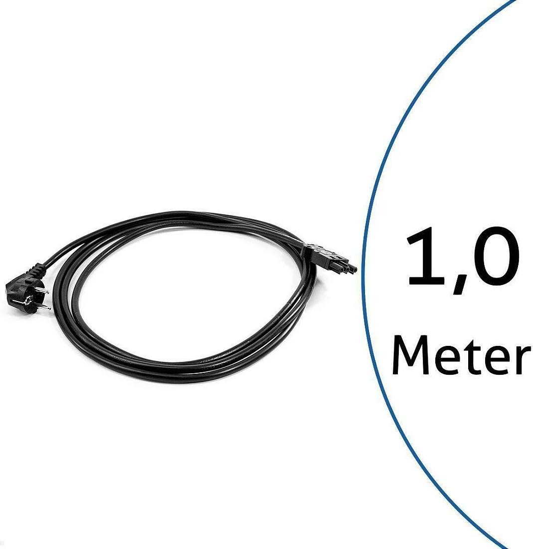 Kabllo rryme Bachmann 375.0045, GST18, 1 m, e zezë