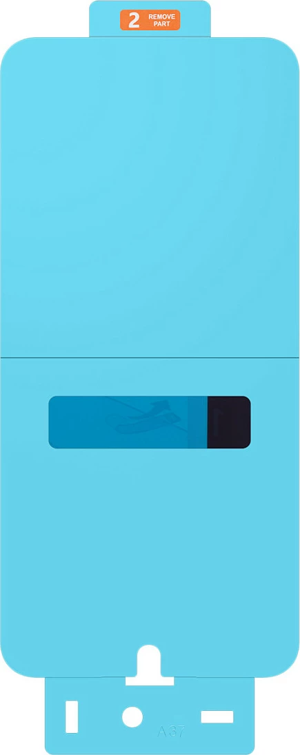Mbrojtës ekrani Samsung EF-UA376CTEGWW për Galaxy A37 5G, transparent, 2 copë
