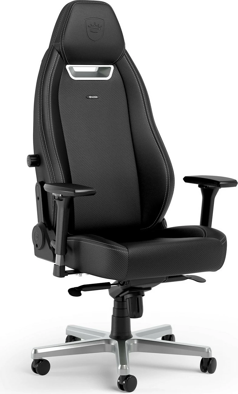 Karrige gaming Noblechairs LEGEND Silver Edition, e zezë/argjendtë