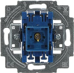 Ndërprerës muri Busch-Jaeger 2020 USGL, 1P, 250V, 10A, 71mm, blu metalike
