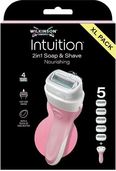 Rrojëse për femra Wilkinson Intuition Nourishing me 5 rezerva