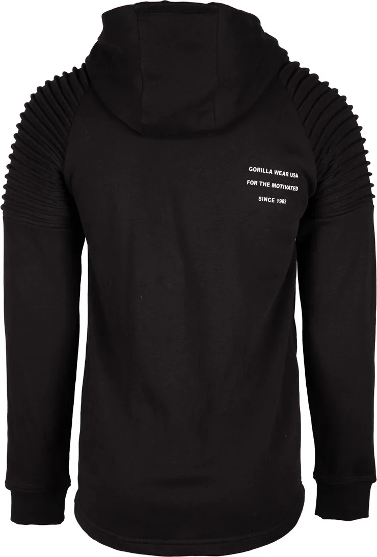 Delta Zipped Hoodie - Black [Madhësia: M]
