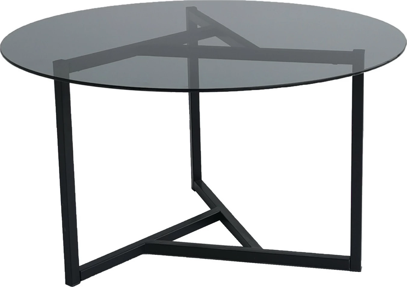 Tavolinë kafeje Hanah Home, Trio, xham i temperuar fume, S402F