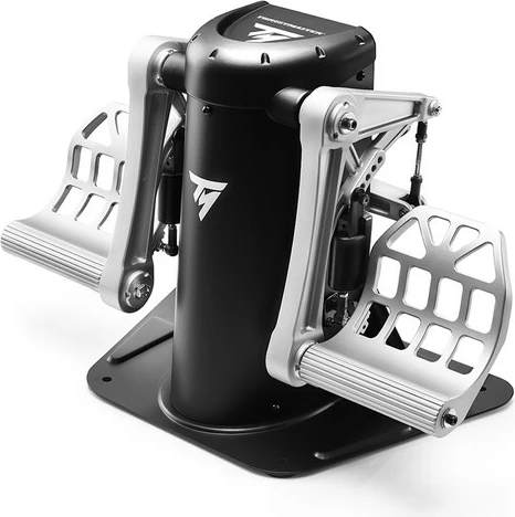 Pedale rudder për flight simulator Thrustmaster TPR Pendular Rudder, zi/argjend
