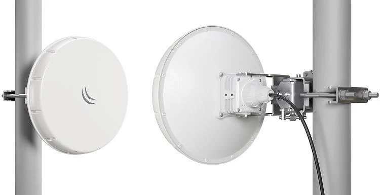 Pajisje rrjeti MikroTik nRAY, 2000 Mbit/s, e bardhë, PoE, set 2 copë