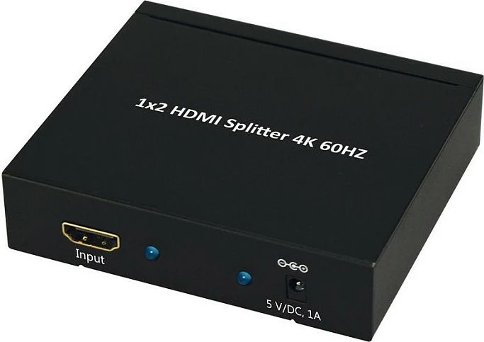 HDMI splitter VALUE 1x2 4K 60Hz, metal, i zi