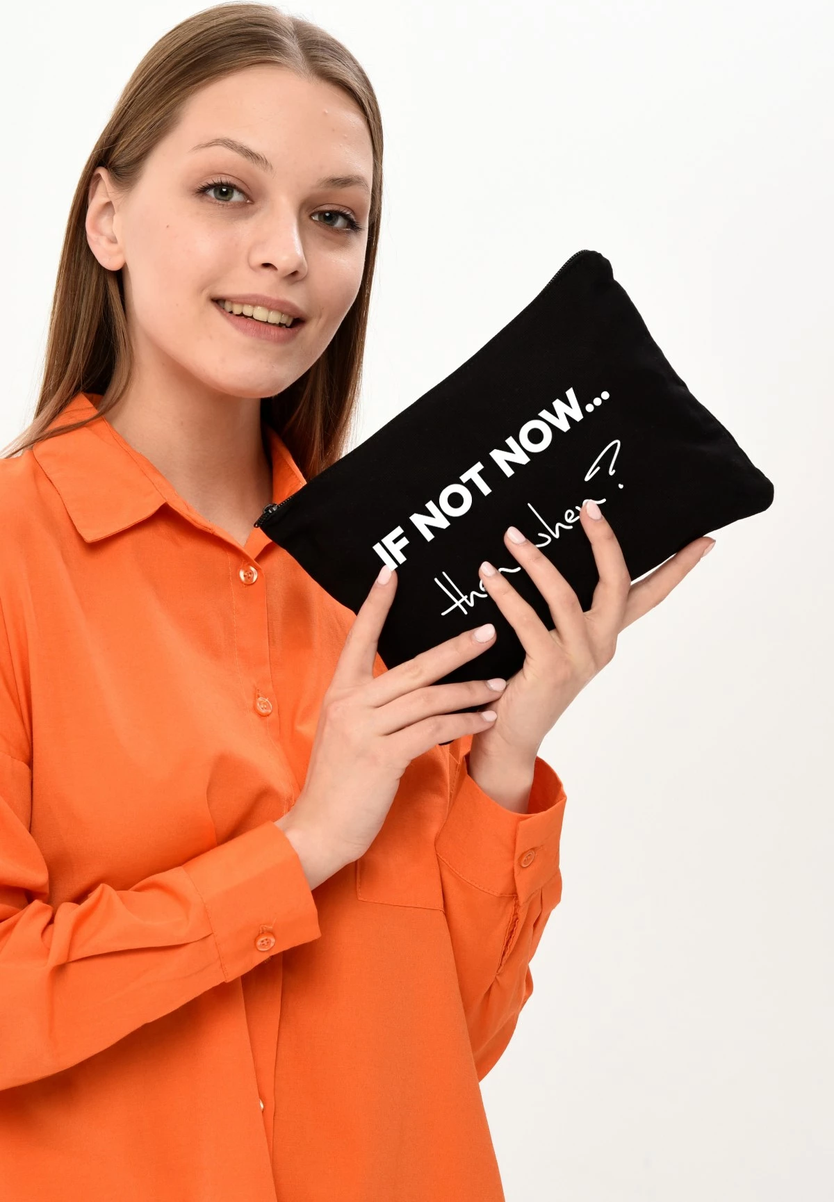 Qese për make-up Zoozie Bags, 1815, e zezë, 25x18cm