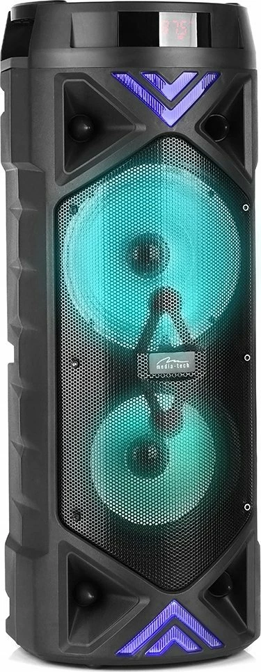 Altoparlant Media-Tech Funbox Keg Pro MT3182, Bluetooth 5.0, 50W RMS, RGB, FM radio, me mikrofon & telekomandë, i zi