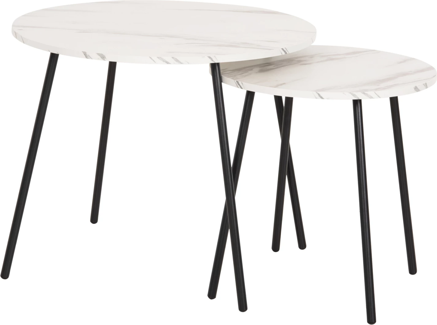 Set tavolinë bakri, FH9878.12, 055x45H cm, 2 copë