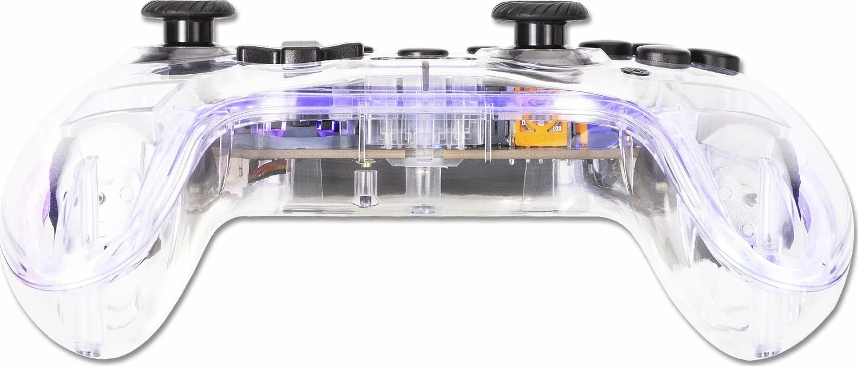 Kontroller lojërash Marvo Ghost 40 GT-88, Bluetooth wireless, RGB, bateri 800mAh, transparent