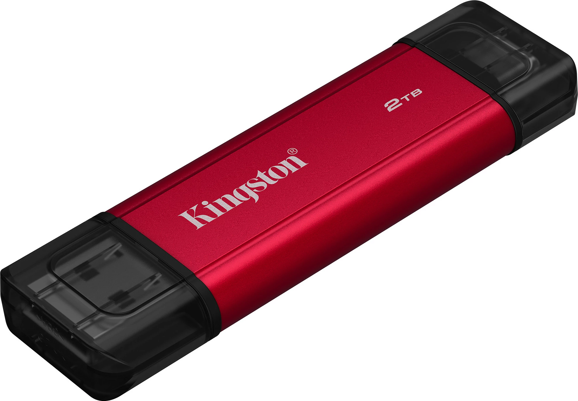 SSD portable Kingston Dual Portable SSD 2TB, USB-A/USB-C, USB 3.2 Gen 2, 1050MB/s, zi/kuq