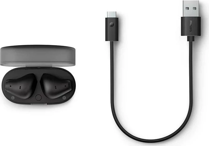 Kufje Philips TAT2139BK/00, True Wireless, Bluetooth 5.3, IPX4, të zeza