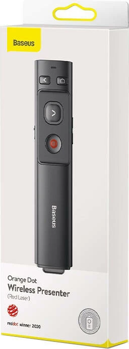 Telekomandë prezantimi Baseus Orange Dot me tregues lazer, USB/USB-C, Gri