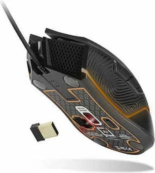 Maus gaming wireless LEXIP AR18, 4800 DPI, 6 butona, RGB, i zi