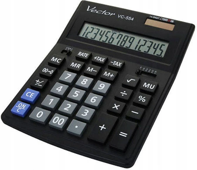 Kalkulator zyre Vector KAV VC-554X, 14 shifra, zi