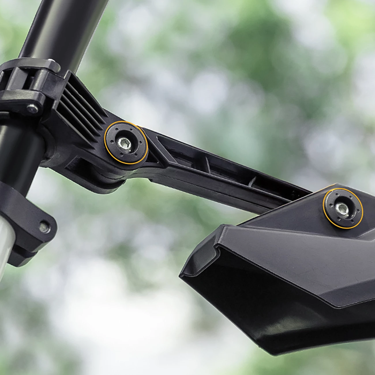 Set mbrojtëse balte biçiklete, Wozinsky WZB-01, 24-28 inç, e zezë