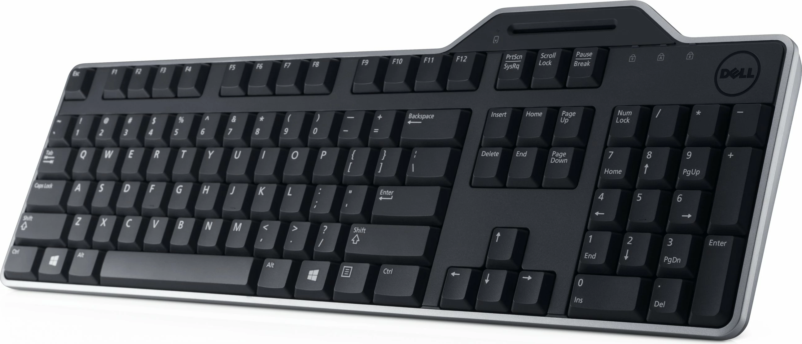 Tastierë DELL KB813, USB, smartcard, e zezë