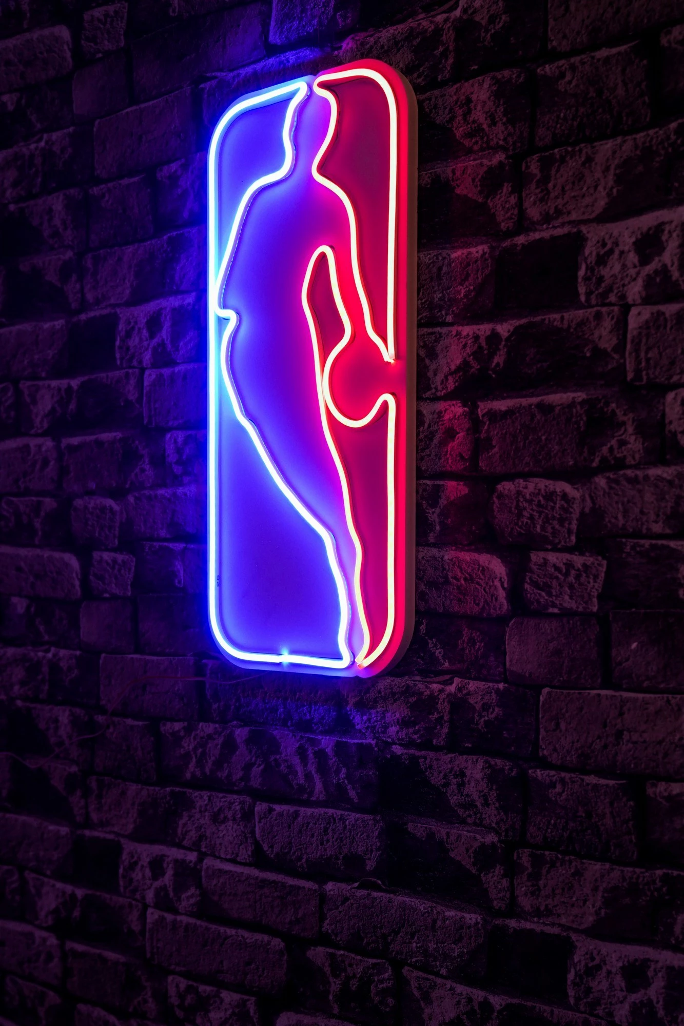 Dritë dekorative plastike LED, logo Jerry West, shumëngjyrëshe