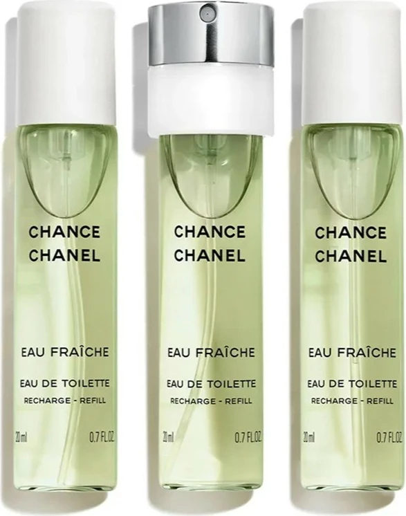 Eau de Toilette për femra Chanel Chance Eau Fraiche refill 3x20ml