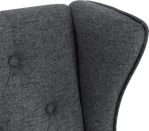 Karrige Brandon FH3073.10, pëlhurë gri, 83x83x104 cm