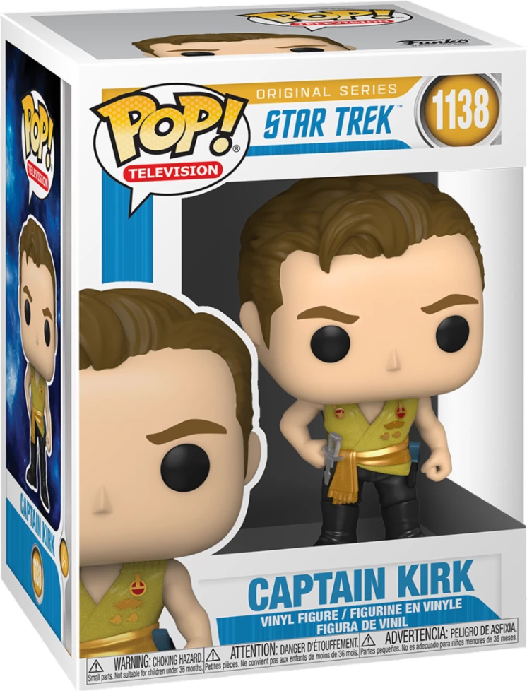Figurinë koleksionuese Funko POP! TV Star Trek Kirk "Mirror Mirror Outfit", vinil, jeshile/zezë