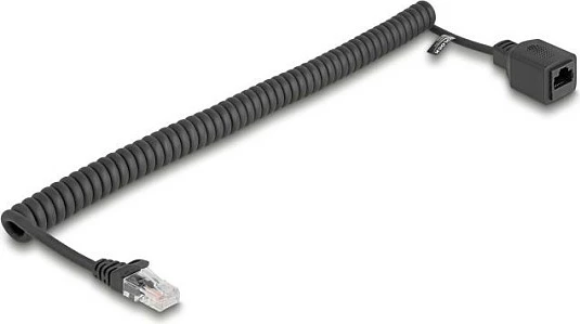 Kabllo rrjeti DeLOCK 90668, Cat5e, RJ45 mashkull-në-femër, 1 m, e zezë