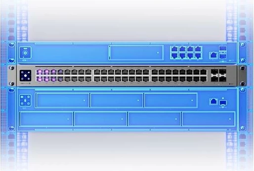 Switch i menaxhuar UBIQUITI UniFi USW-Pro-Max-48-POE, 48 porta, PoE++, rack