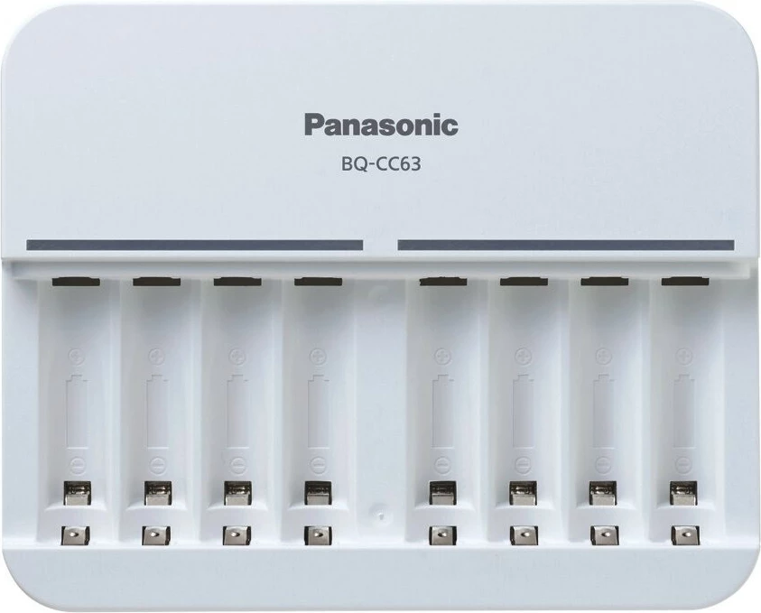 Karikues i baterive Panasonic Eneloop Smart 8 BQ-CC63, i bardhë