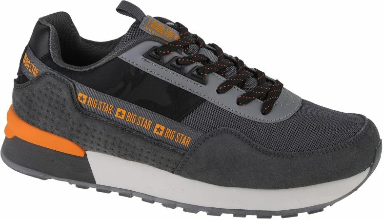 Këpucë për meshkuj Big Star, modeli LL174375, ngjyrë grafit