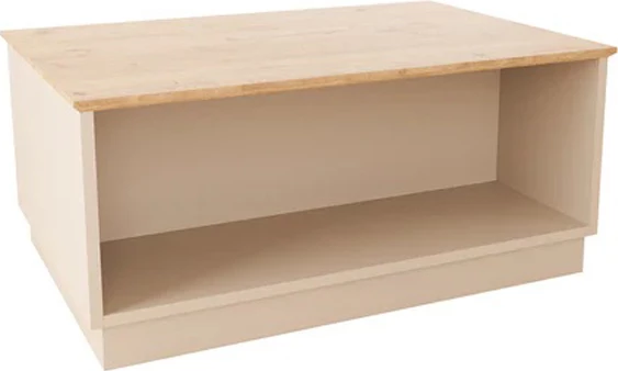 Tavolinë Monik, ngjyrë lisi-gri e lehtë, 90x56x40cm