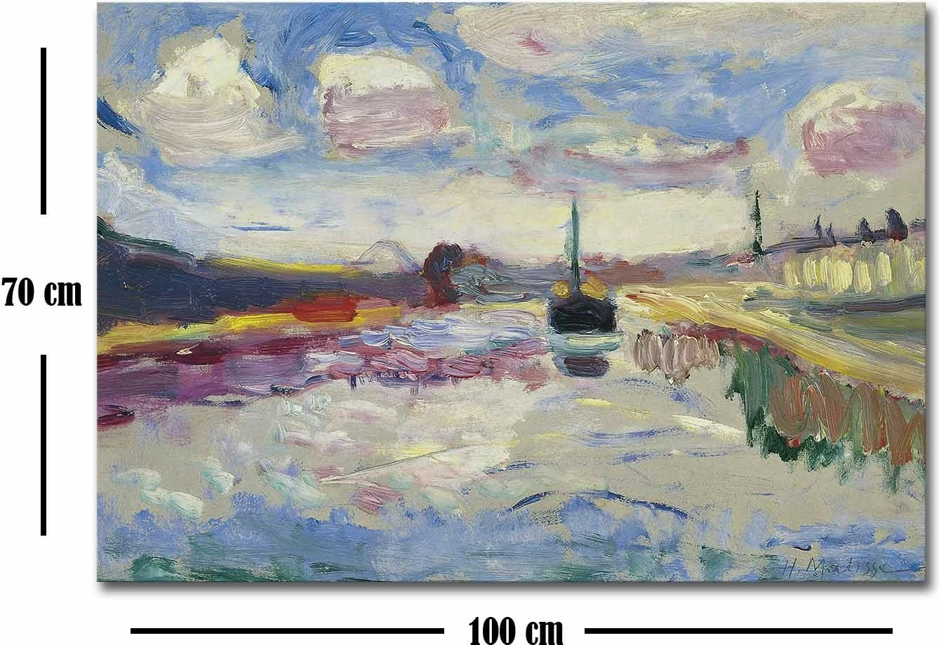 Pikturë dekorative në kanavacë, Wallity, 70100FAMOUSART-018, shumëngjyrëshe, 70x100cm