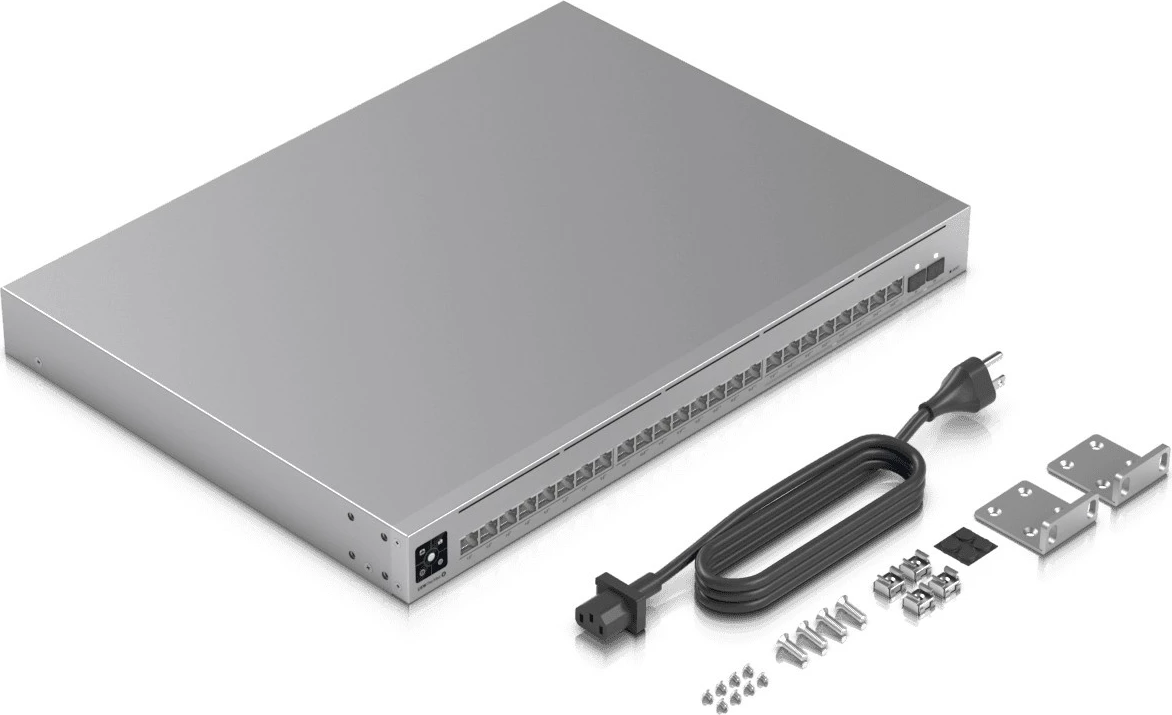 Switch Ubiquiti USW-Pro-Max-24-PoE, L3, 2.5G Ethernet, Power over Ethernet, Rack mounting