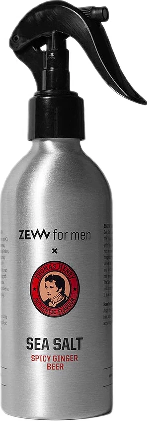 Sprej për flokë Zew For Men Thomas Henry Salt Sea Spicy Ginger Beer për burra, 240ml