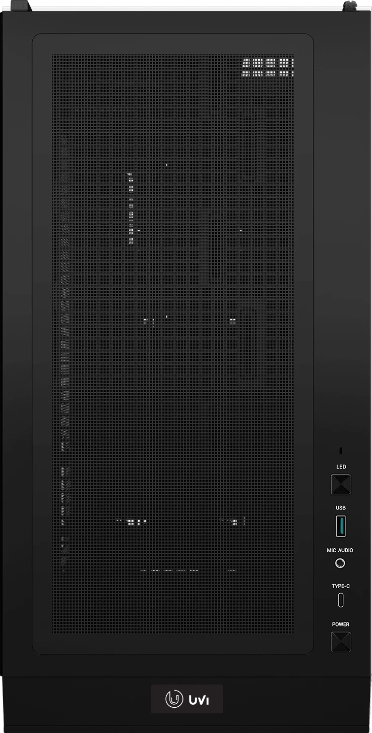 Kompjuter desktop UVI OMEGA NV58 Ryzen 7 9800X3D, RTX 5080 16GB, 64GB RAM, 4TB SSD, 850W, ftohje me ujë, i zi