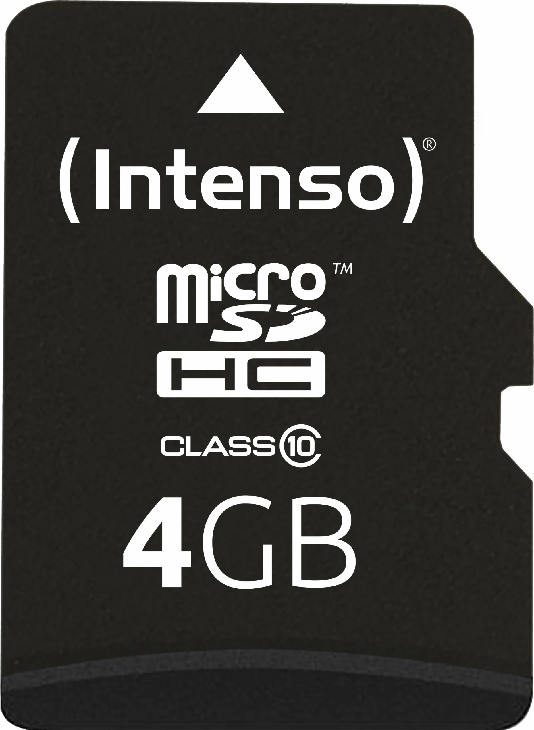 Kartelë MicroSDHC Intenso 4GB, Class 10, e zezë