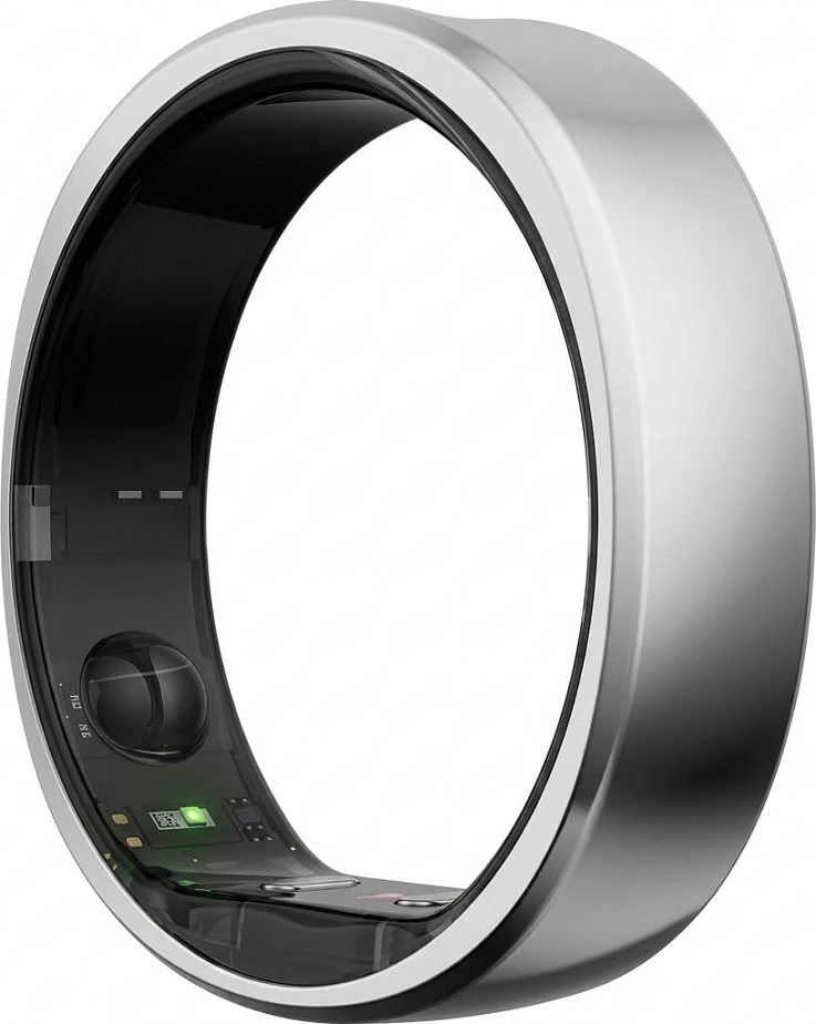 Unazë smart RingConn Gen2, tracker aktiviteti, Bluetooth 5.0, IP68, madhësi 11, argjend