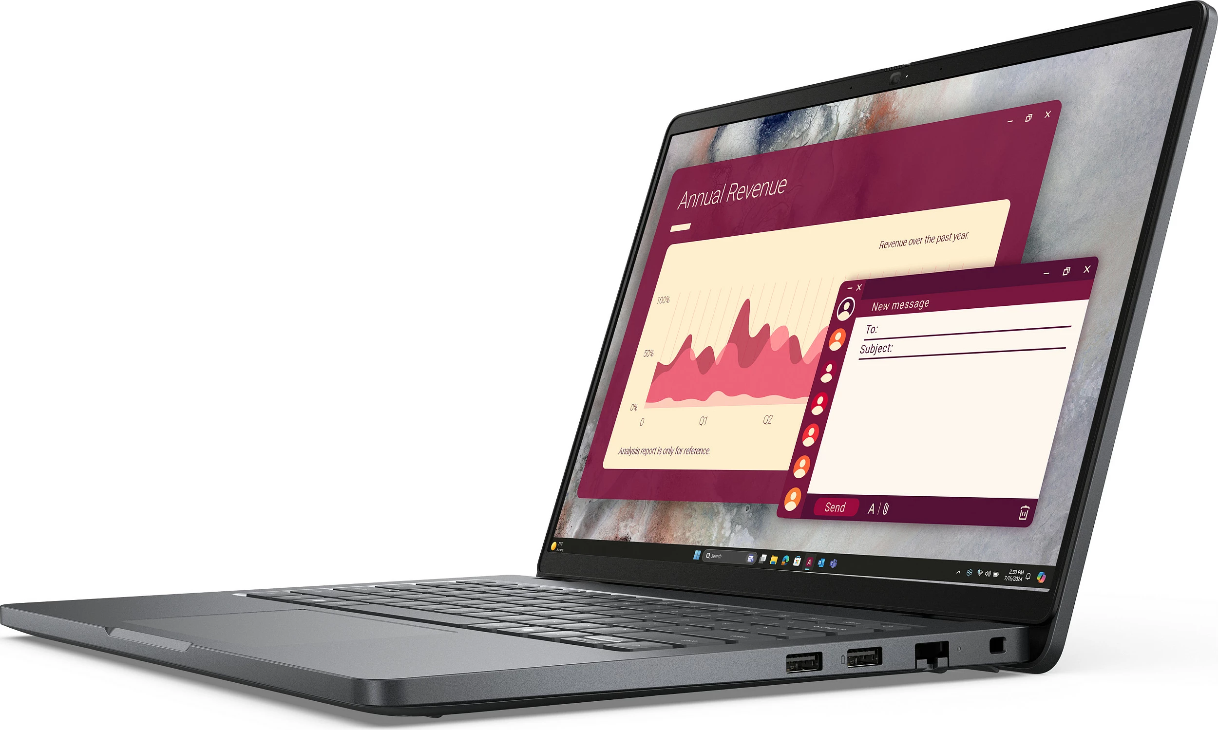 Laptop Dell Pro 14 PC14250, Core Ultra 5, 16GB RAM, 512GB SSD, 14" WUXGA, Windows 11 Pro, Magnetite