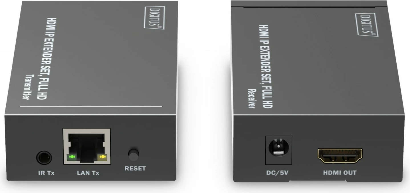Zgjatues HDMI Digitus DS-55517, set, Full HD 1080p, 120m, i zi