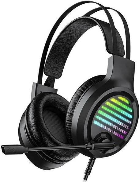 Kufje Tracer GameZone GZ VPRO, me mikrofon, USB-C/USB-A, të zeza