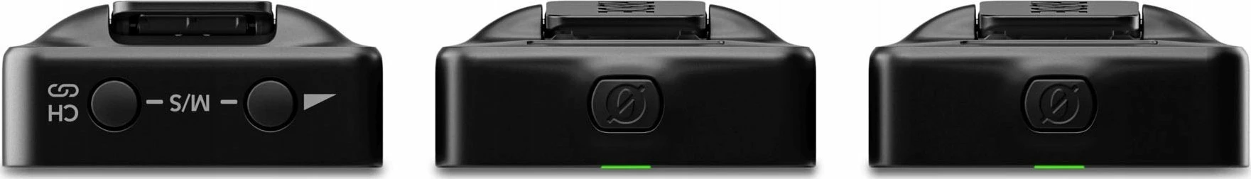 Sistem mikrofonik wireless Rode Wireless GO III WIGOGEN3 2-kanal, 32-bit float, 32GB, USB-C/3.5mm, e zezë, set 3 copë