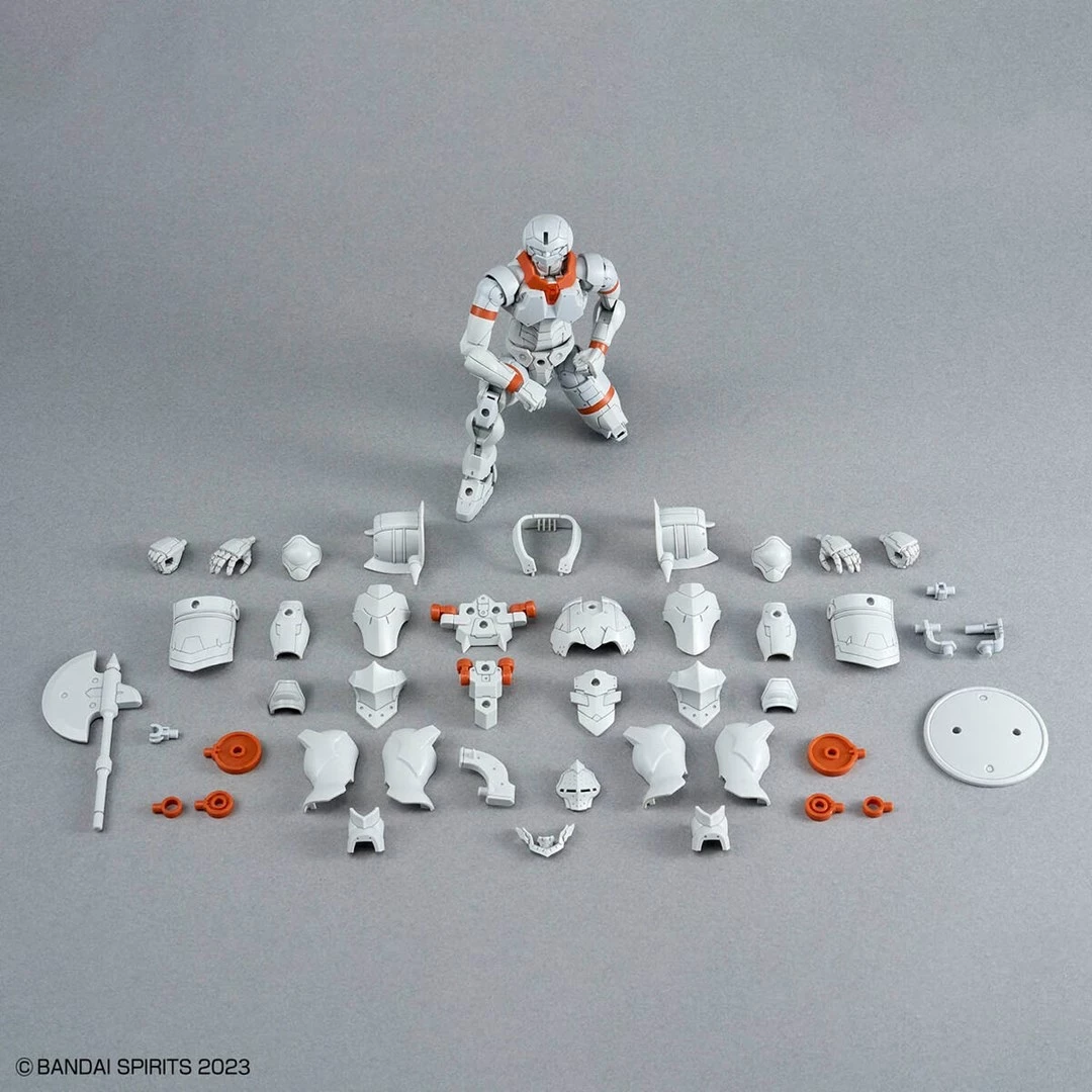 Figurë koleksionuese Bandai 30MF Liber Fighter, gri