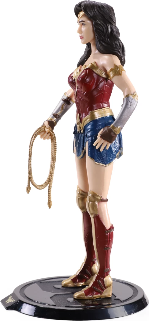 Figurinë fleksibile NOBLE COLLECTION Bendyfigs DC WW84 Wonder Woman Classic Outfit me bazë