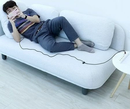 Kabllo USB-A në USB-C Baseus Cafule CATKLF-U91 3 m USB 2.0 e thurur, zi-kuqe