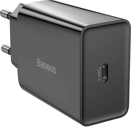 Karikues i shpejtë Baseus Speed Mini Quick Charger 1C, 20W, USB-C, i zi