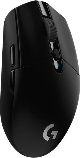 Maus gaming wireless, Logitech, G305 LIGHTSPEED 910-005283, HERO 200–12,000 DPI, 6 butona, 1 ms nano USB, e zezë