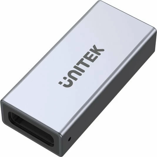 Adapter USB-C në USB-C Unitek A1036GY 40Gbps PD 240W 8K@60Hz, argjendtë